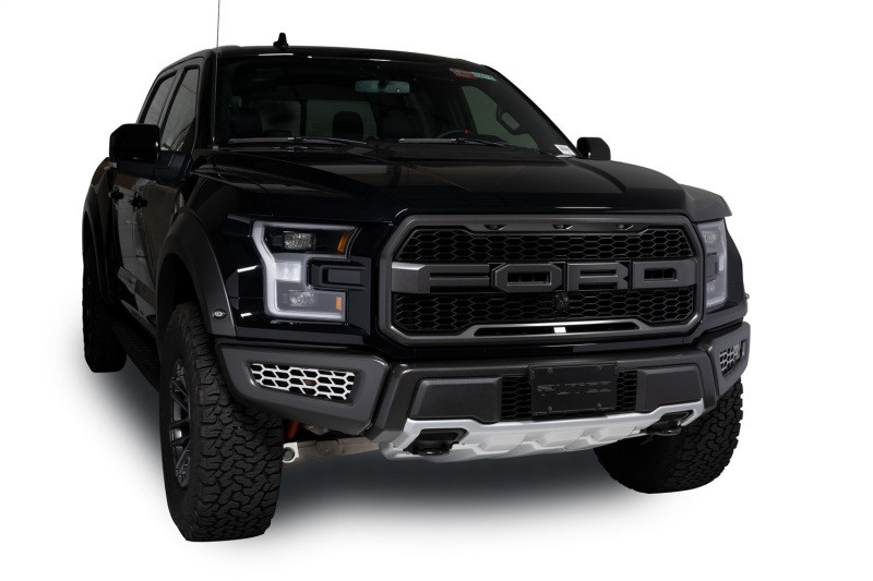 Putco 18-20 Ford F-150 Raptor - Hex Shield - Polished SS Bumper Grille Inserts - 82168