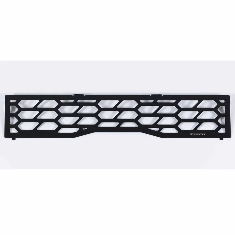 Putco 2020 Ford SuperDuty - Hex Shield - Black Powder Coated Bumper Grille Inserts - 83169