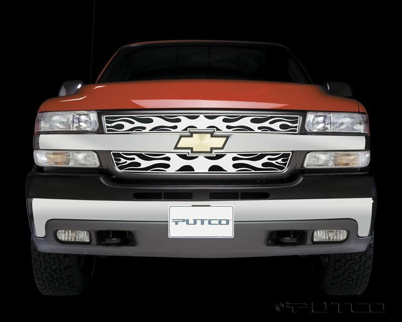 Putco 05-06 Chevrolet Silverado HD / 06 LD Flaming Inferno Stainless Steel Grille - 89157