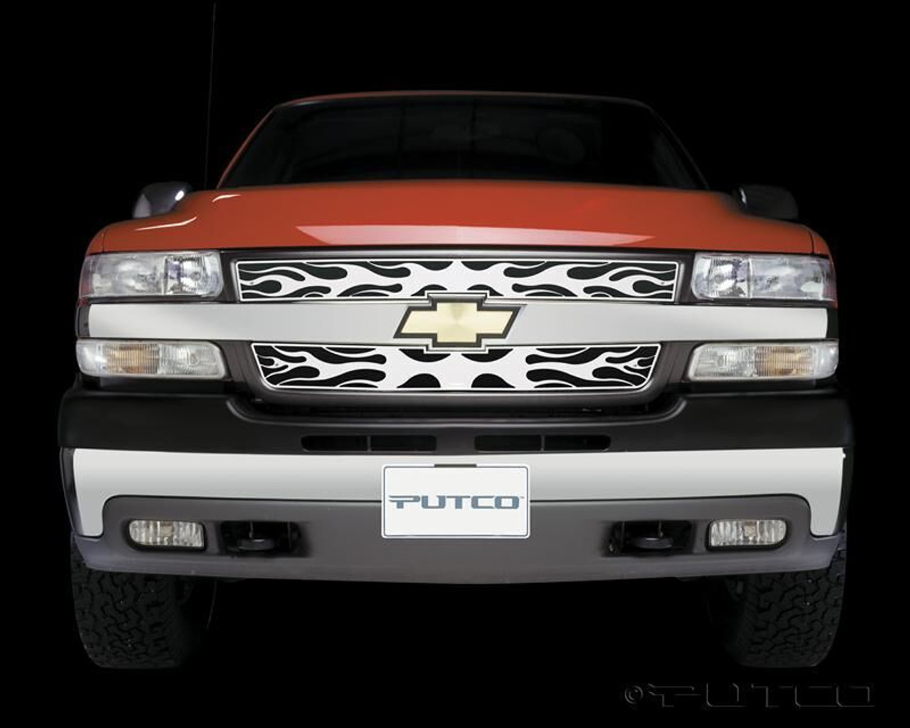 Putco 07-14 Chevrolet Suburban Flaming Inferno Stainless Steel Grille - 89158