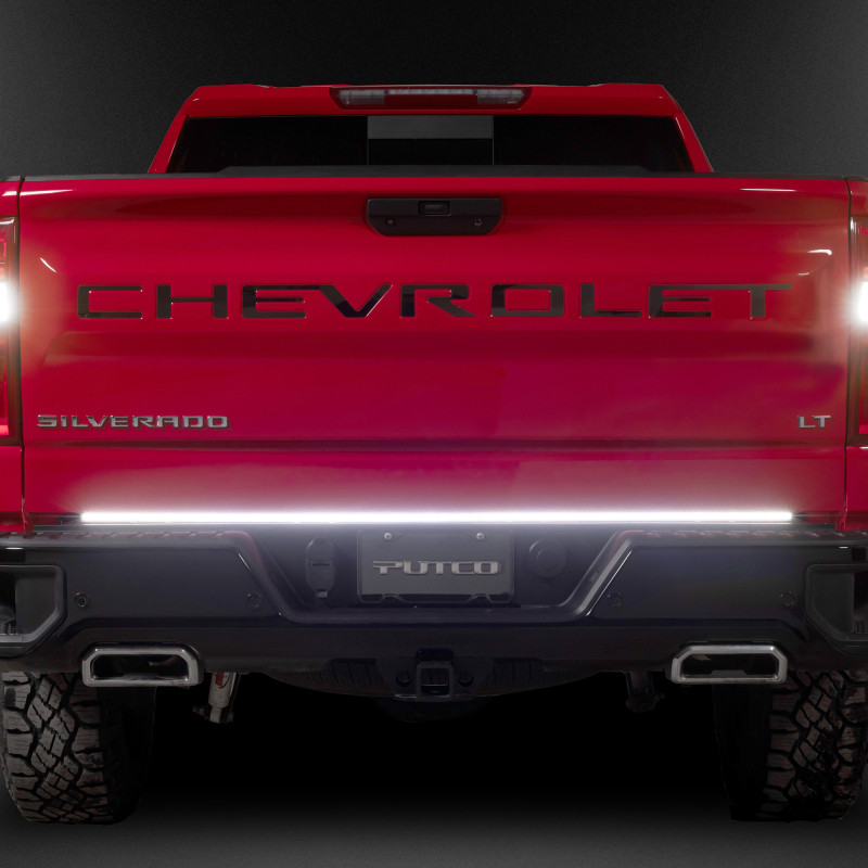 Putco 23-24 GMC Canyon 48In Direct Fit Blade Kit Blade Tailgate Bars - 9201948-24 Photo - lifestyle view