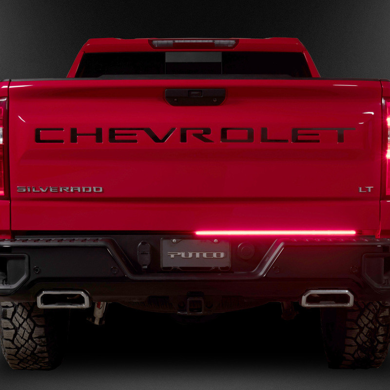 Putco 2024+ Ford F150 w/Factory Halogen Tail Light 60in Red Blade Tailgate Light Bar Plug-N-Play - 9202060-39 Photo - lifestyle view