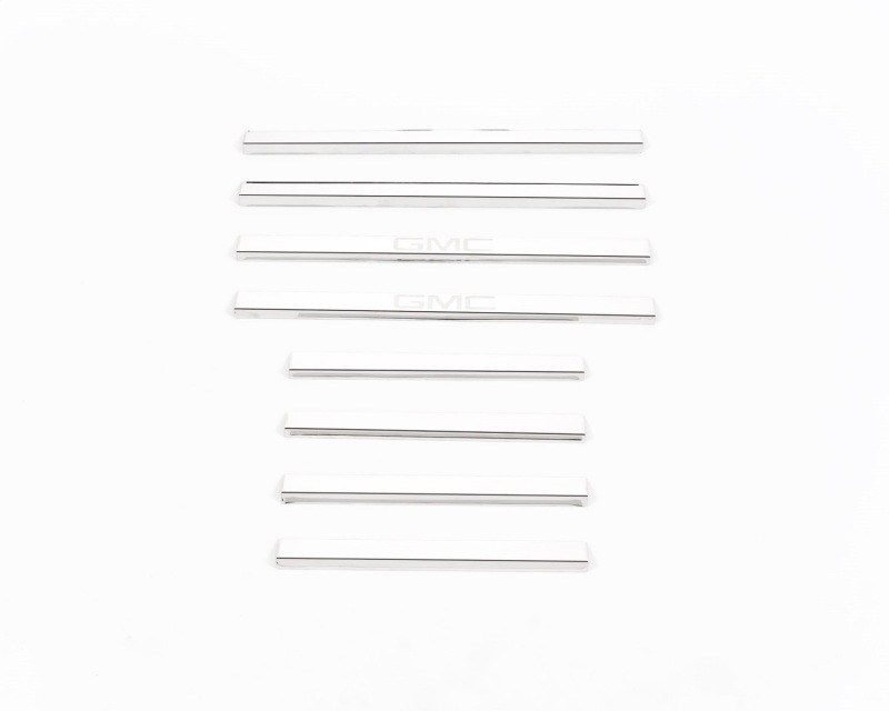 Putco 14-18 GMC Sierra LD - Crew Cab w/ GMC Etching (8pcs) SS Door Sills - 95173GM-2
