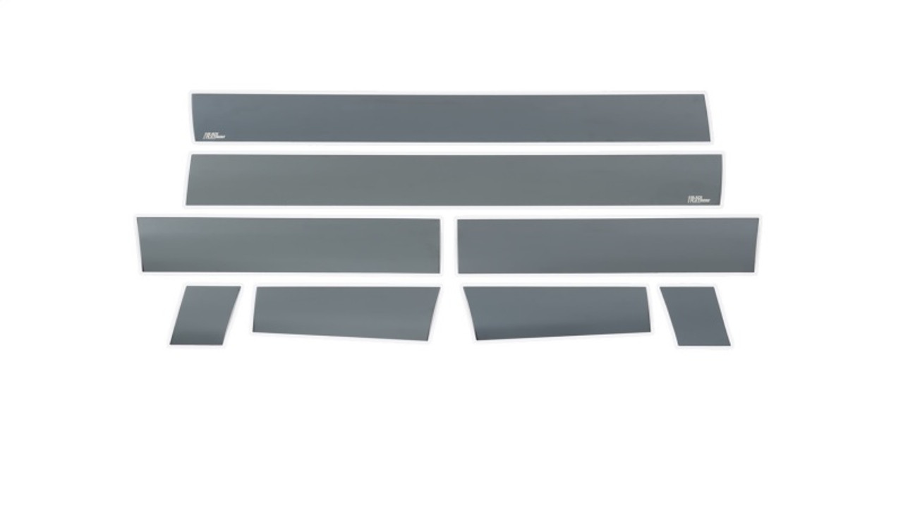 Putco 07-14 Cadillac Escalade - 6in Wide (8pcs) Black Platinum Rocker Panels - 9751217BP