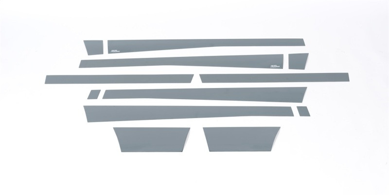 Putco 09-18 Ram 1500 Quad Cab 8ft- 5.5in Wide w/o Factory Flares 12pcs Black Platinum Rocker Panels - 9751303BP