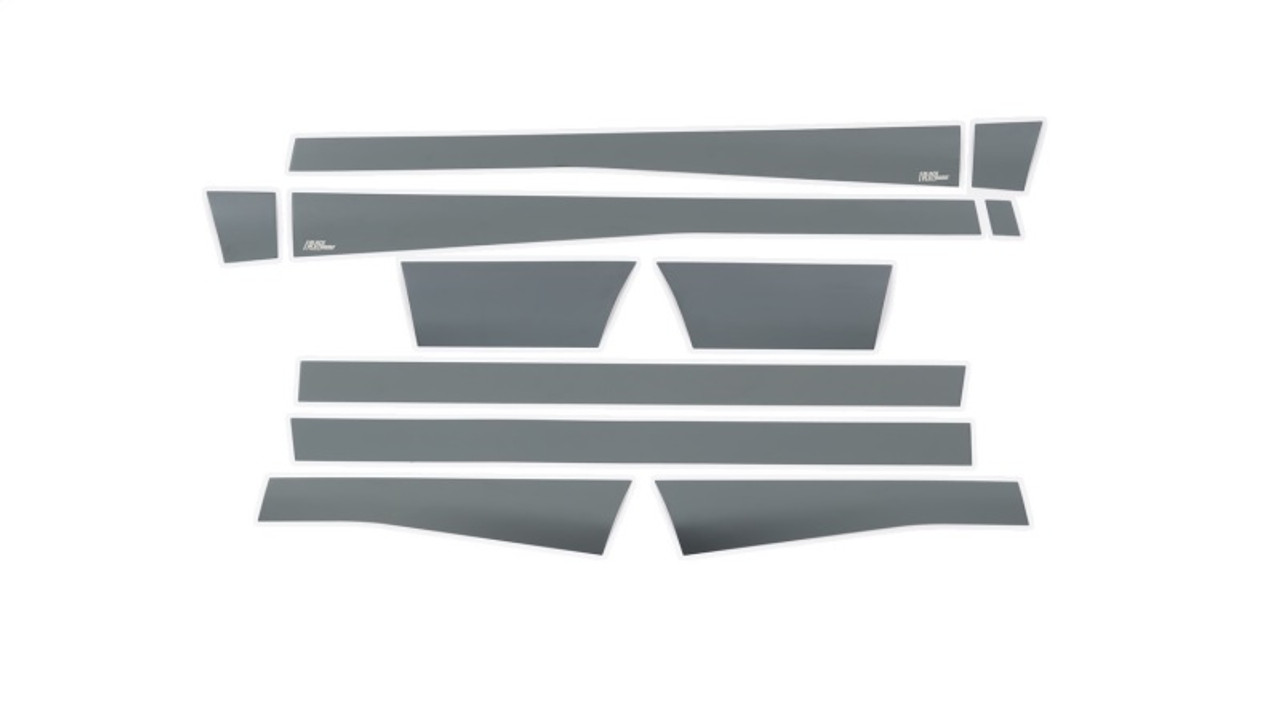 Putco 10-18 RAM 2500 Crew Cab 6.5in- 5.5in Wide w/o Factory Flares 12pcs Blk Platinum Rocker Panels - 9751317BP