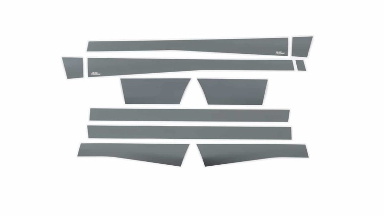 Putco 10-18 RAM 2500 Crew Cab 6.5in- 5.5in Wide w/o Factory Flares 12pcs Blk Platinum Rocker Panels - 9751317BP