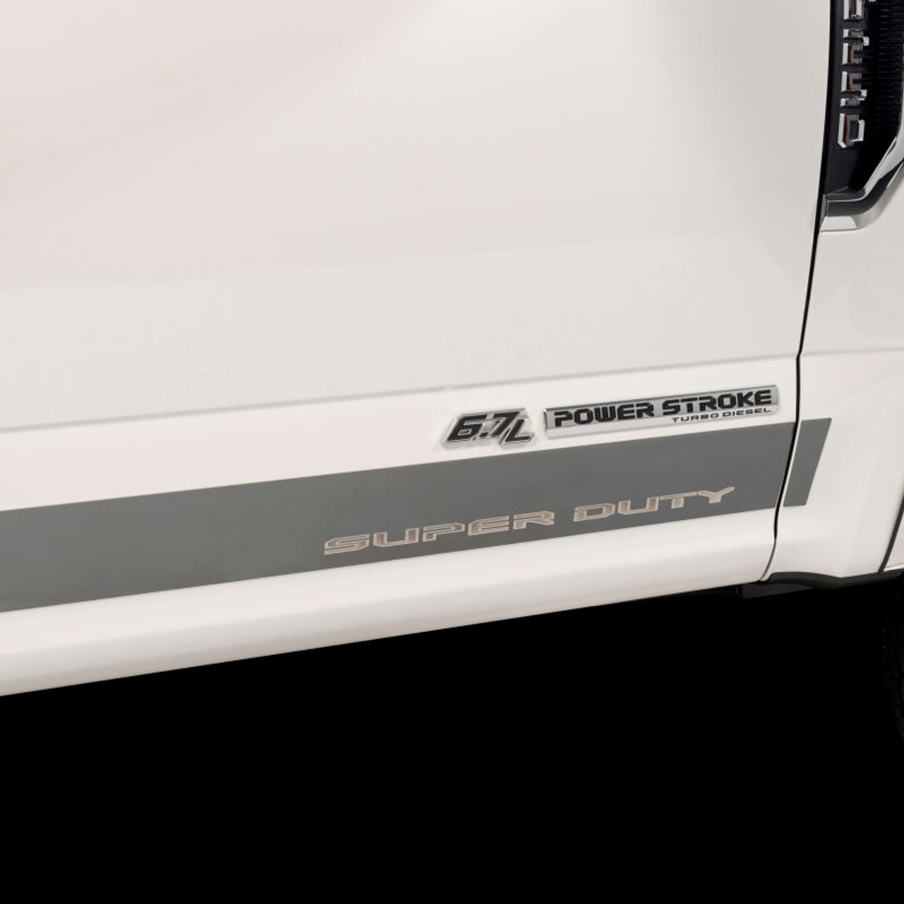 Putco 11-16 Ford SuperDuty - Crew Cab 6.5ft Short Box - 12pcs - 6.25in Wide SS Rocker Panels - 9751454FD