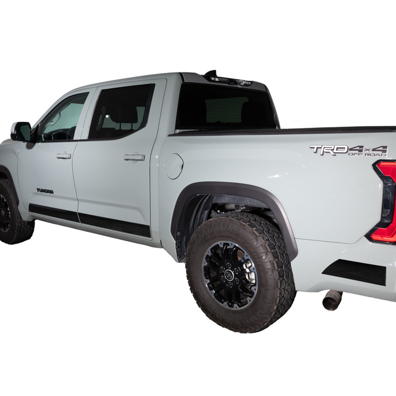 Putco 22-24 Toyota Tundra CrewMax (4.5in Tall 5 Pcs) Black Platinum Rocker Panels - 9751520BP Photo - lifestyle view