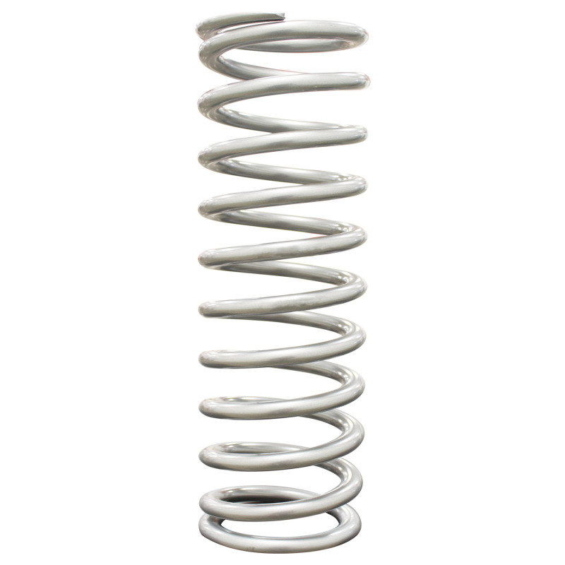 QA1 2-1/2in ID High Travel Spring - 14in Length x 80lbs/in - Silver Powder Coated - 14HT080