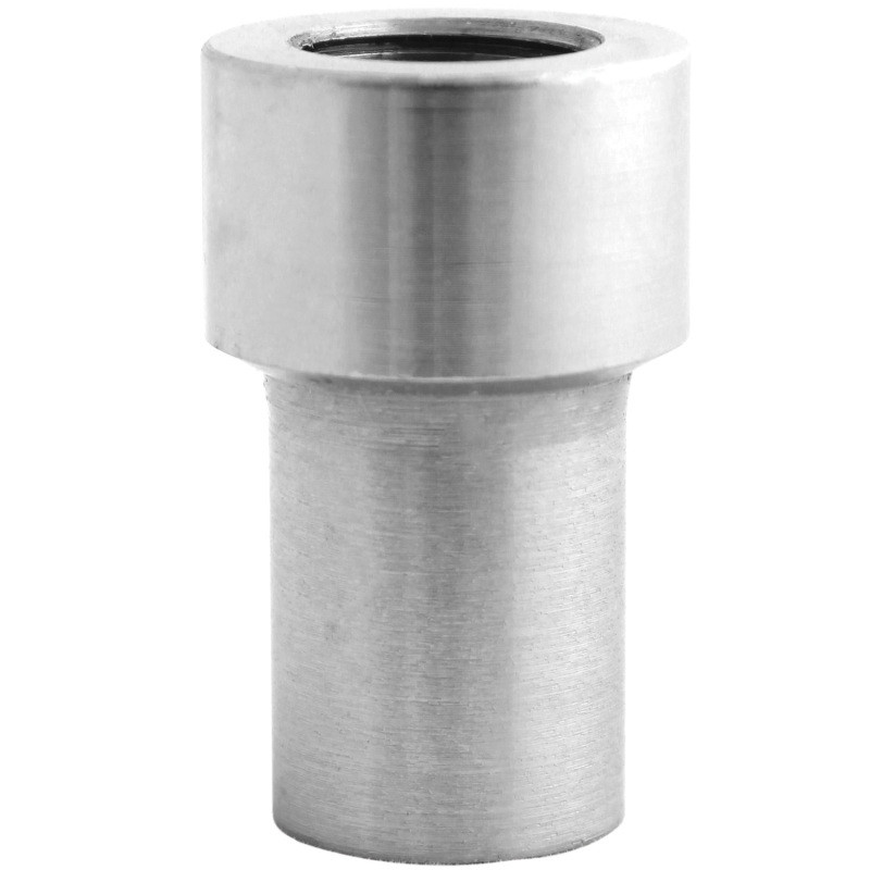 QA1 Tube Adapter - 2in OD - Smooth - Left Hand - 1 1/4-12 Thread .250 Wall - Alloy - 1844-146