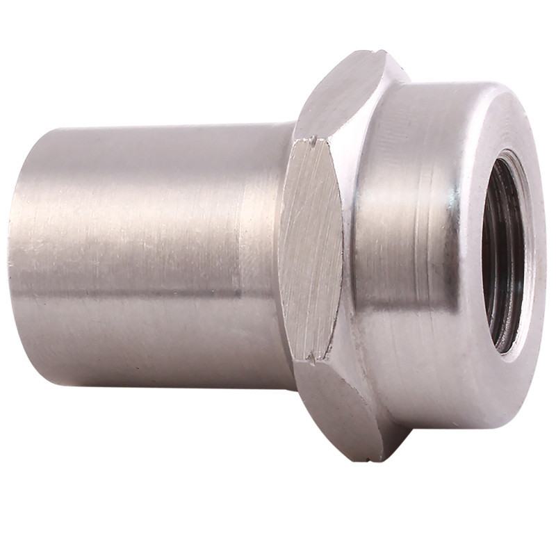 QA1 Tube Adapter - 1-1/4in OD - Hex - Left Hand - 3/4-16 Thread .095 Wall - Alloy - 1845-104