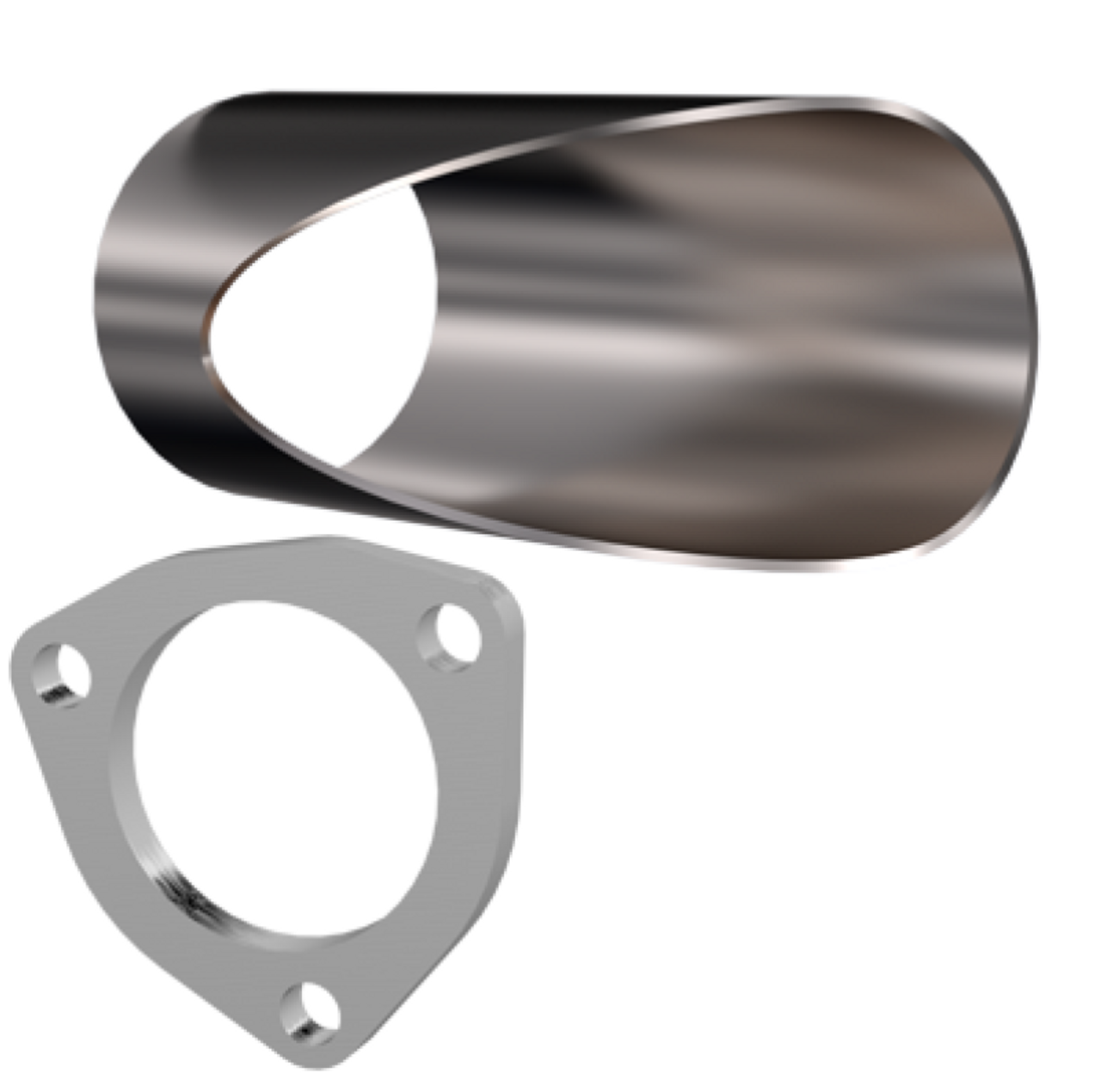 QTP 3in Weld-On QTEC DIY Cutout Pipe - 10301