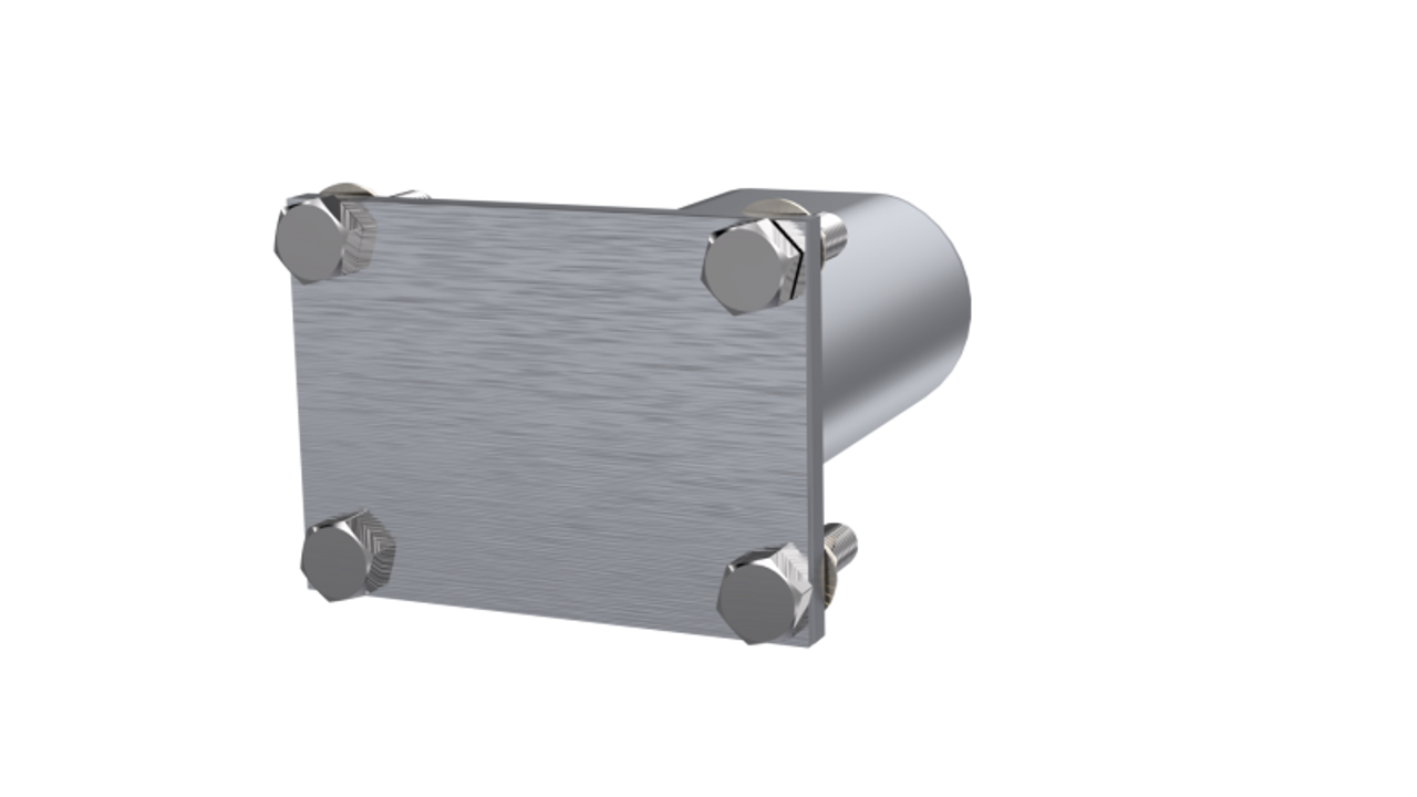 QTP 3in Weld-On QTEC Low Profile Conncetion Oval Tube Kit - 10338