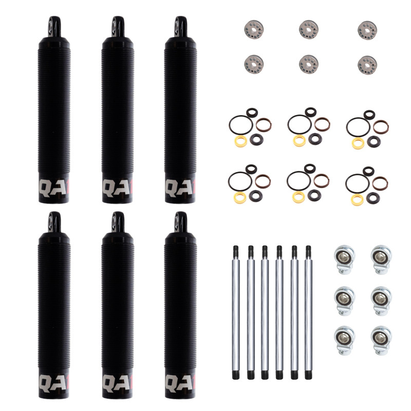 QA1 20.30 Eye-B/Eye-B V-None Dry LD Piston Shock Large Aluminum Coilover 13.38 - 6 Pack - 6Q7LD-DRY-6PK
