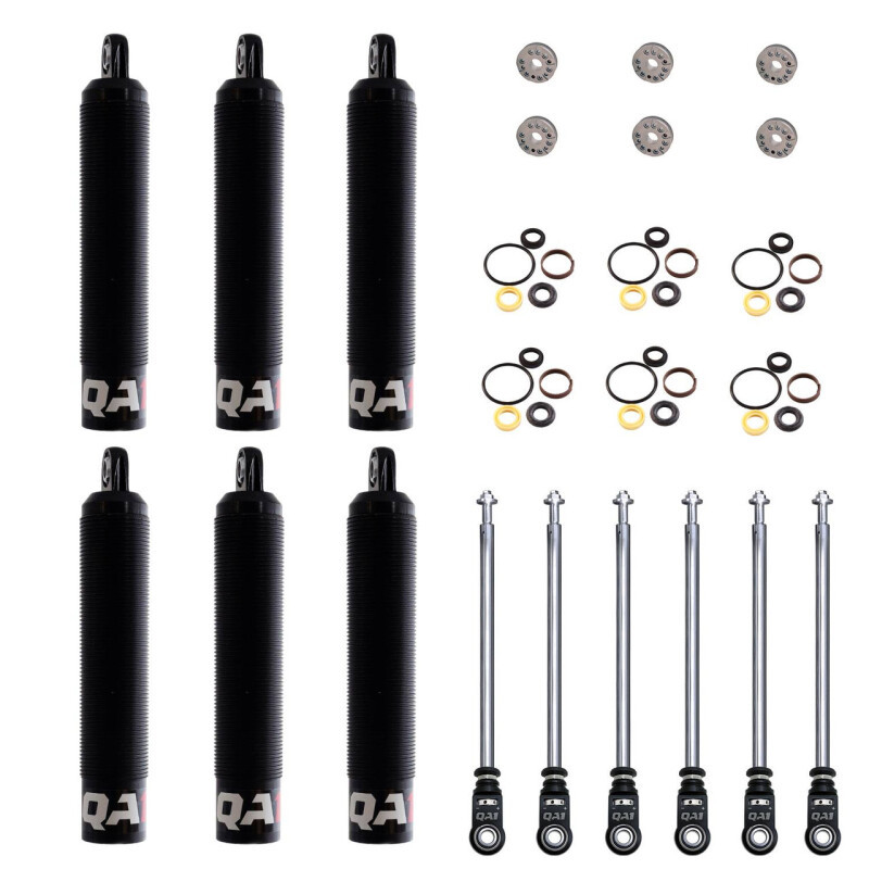 QA1 22.25 Eye-B/Eye-B V-None Dry LD Piston Shock Large Aluminum Coilover 14.38 - 6 Pack - 6Q8RLD-DRY-6PK