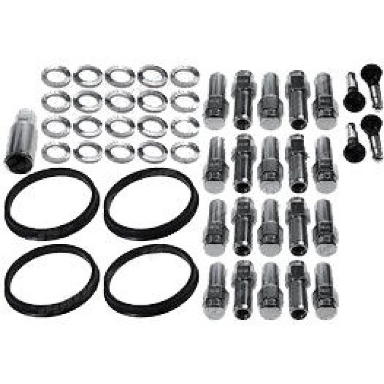 Race Star 12mmx1.5 GM Closed End Deluxe Lug Kit - 20 PK - 601-1412-20
