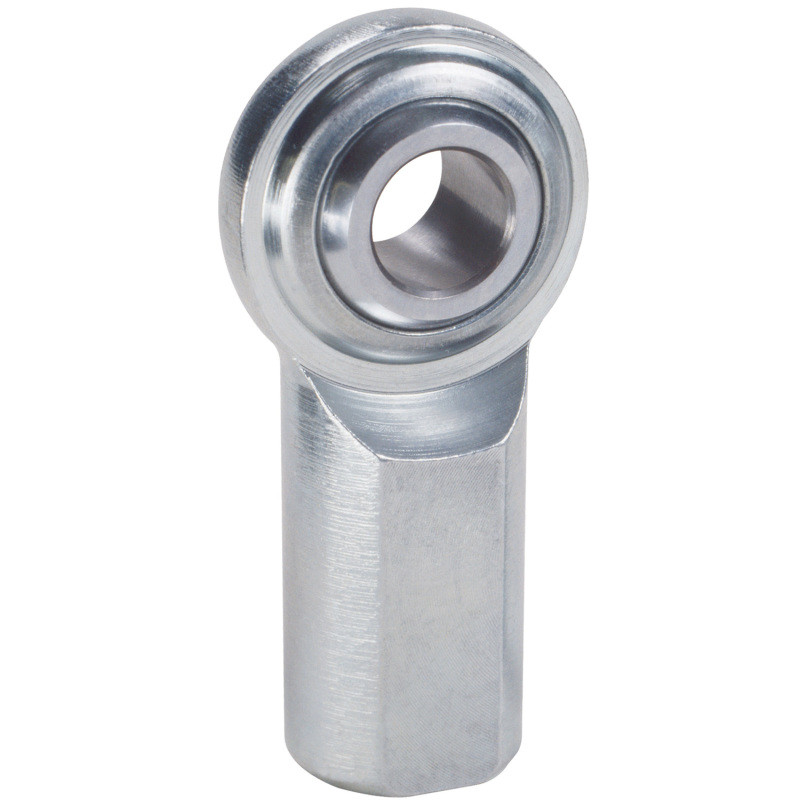 QA1 C Series 2-Pc Rod End - Female/Right Hand - .5in Bore x 1/2-20 - Carbon Steel - CFR8