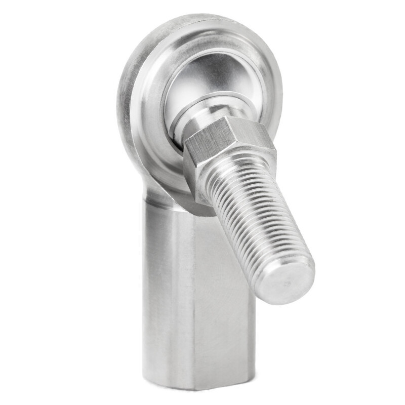 QA1 G Series 2-Pc Rod End - Female/Right Hand - .5in Bore x 1/2-20 w/Stud - Stainless Steel w/PTFE - GFR8TS Photo - Primary