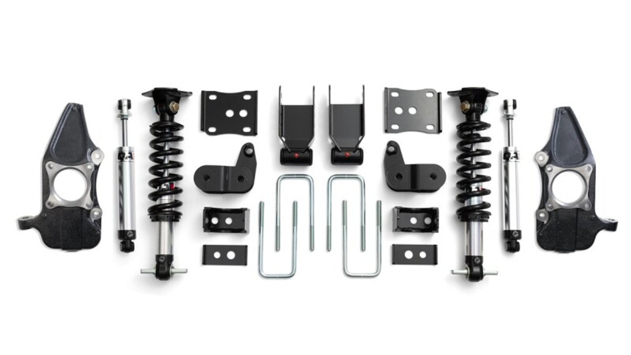 QA1 15-20 Ford F150 4WD Lowering Kit w/ Spindles Single Adjustable 3.5in-5.5in - LK11-FF02