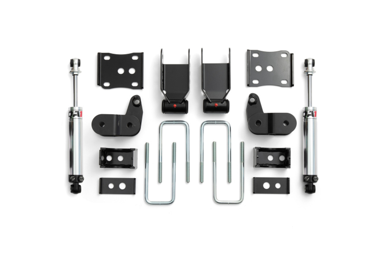 QA1 15-20 Ford F-150 4WD Lowering Kit w/ Spindles Double Adjustable 3.5in-5.5in - LK12-FF02