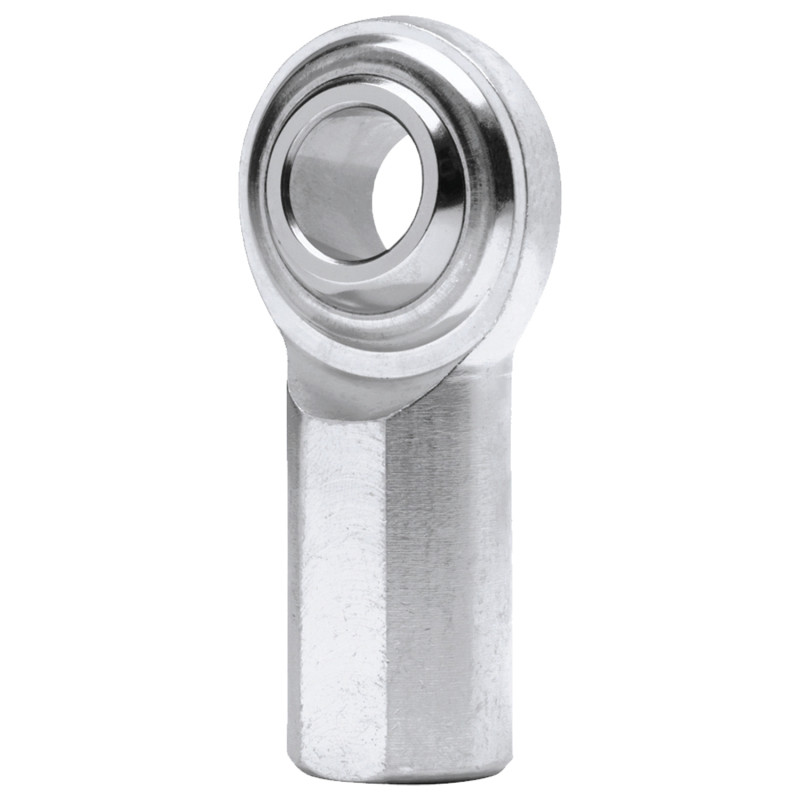 QA1 G Series 2-Pc Rod End - Female/Right Hand - 14mm Bore x M14x2.0 - Stainless Steel w/PTFE - MGFR14T