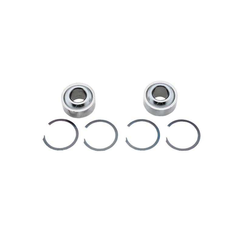 QA1 SIB Series Bearing Kit w/Snap Rings - .500in ID x .625in Wide - Heat Treated Chrome Plated S.S. - SIB8-101PK