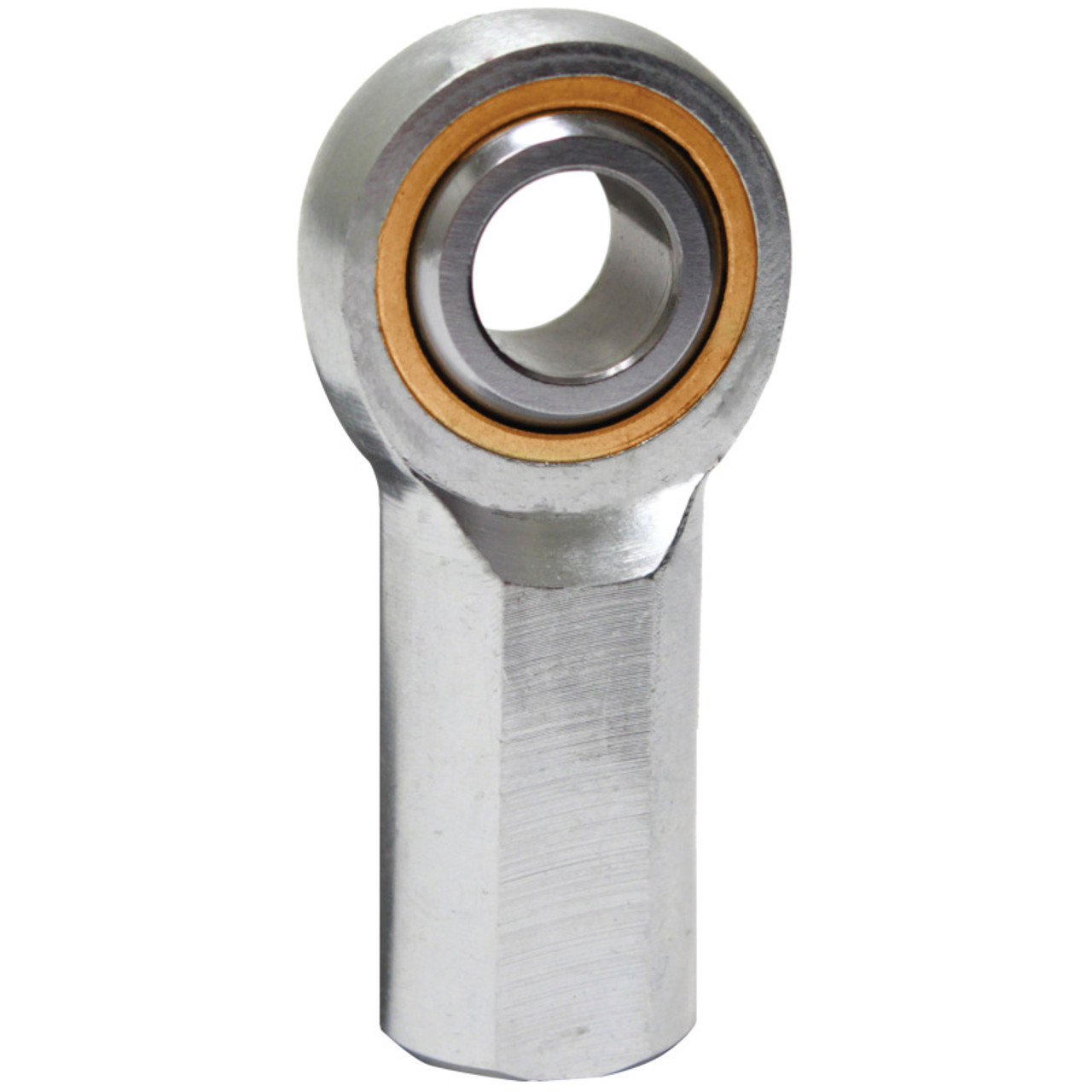 QA1 V Series 3-Pc Rod End - Female/Right Hand - 6mm Bore x M6x1.0 - Carbon Steel - VFR6