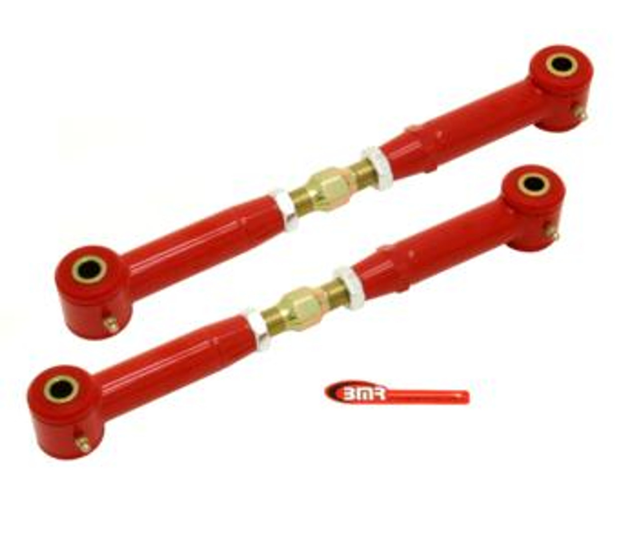 BMR  Toe Rods, Rear, Adjustable, Polyurethane Bushings - 10-15 Camaro