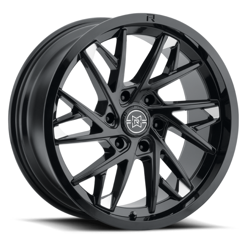 Method Raised MR801 22x9 / 6x5.5 BP / 20mm Offset / 106.25mm Bore - Gloss Black Milled Wheel - MR80130960520