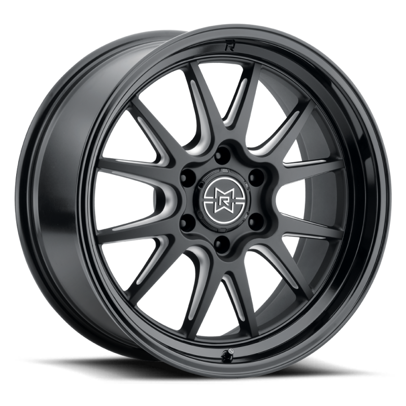 Method Raised MR802 20x10 / 8x180 BP / -18mm Offset / 124.1mm Bore - Double Black Milled Wheel - MR80221088518N