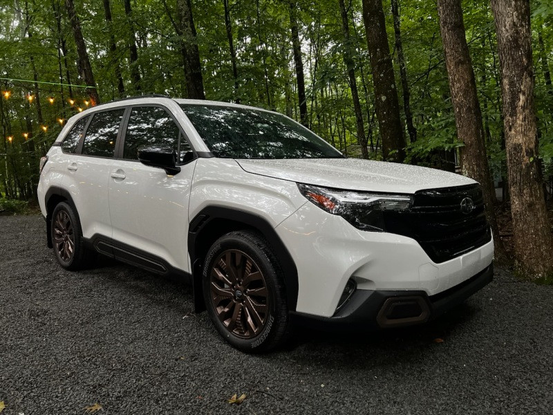 Rally Armor 2025 Subaru Forester Black UR Mud Flap w/Grey Logo - MF132-UR-BLK-GRY