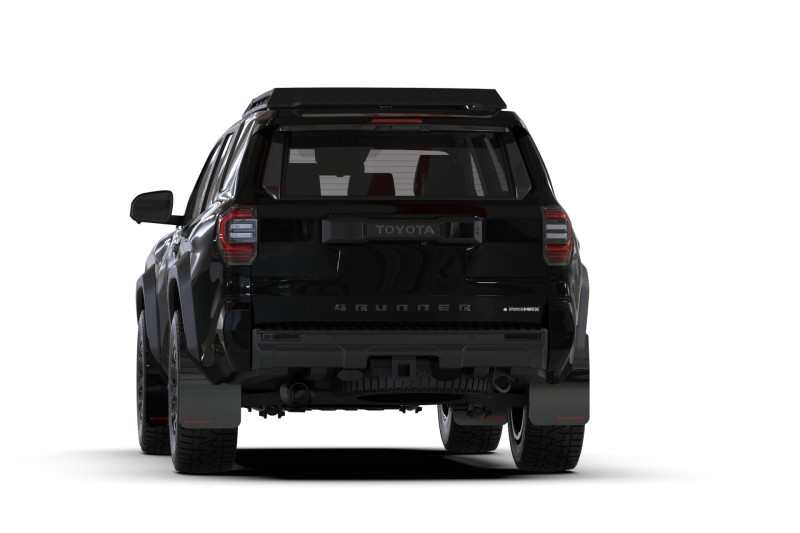 Rally Armor 2025+ Toyota 4Runner Black UR Mud Flap w/ Metallic Black Logo - MF148-UR-BLK-MBK