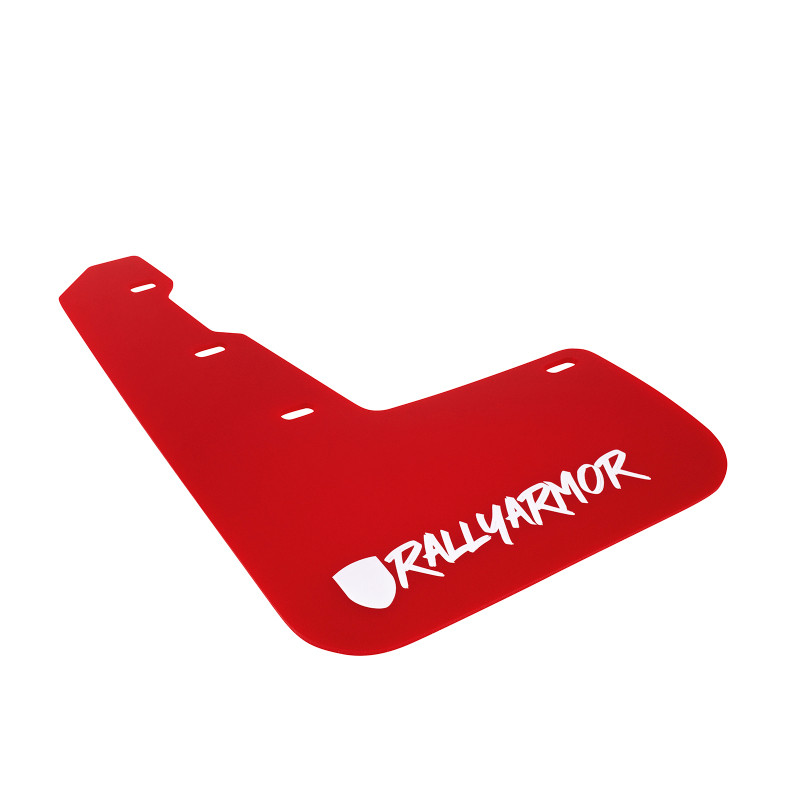 Rally Armor 15-21 Subaru WRX/STI Red Mud Flap White Altered Font Logo - MF32-UR-RD/WH-X