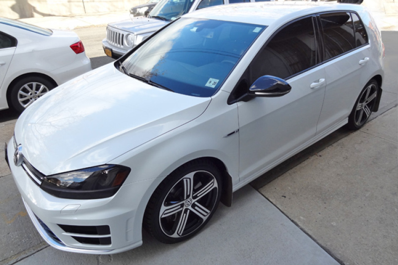 Rally Armor 15-17.5 MKVII VW Golf R Black UR Mud Flap w/Grey Logo - MF40-UR-BLK/GRY