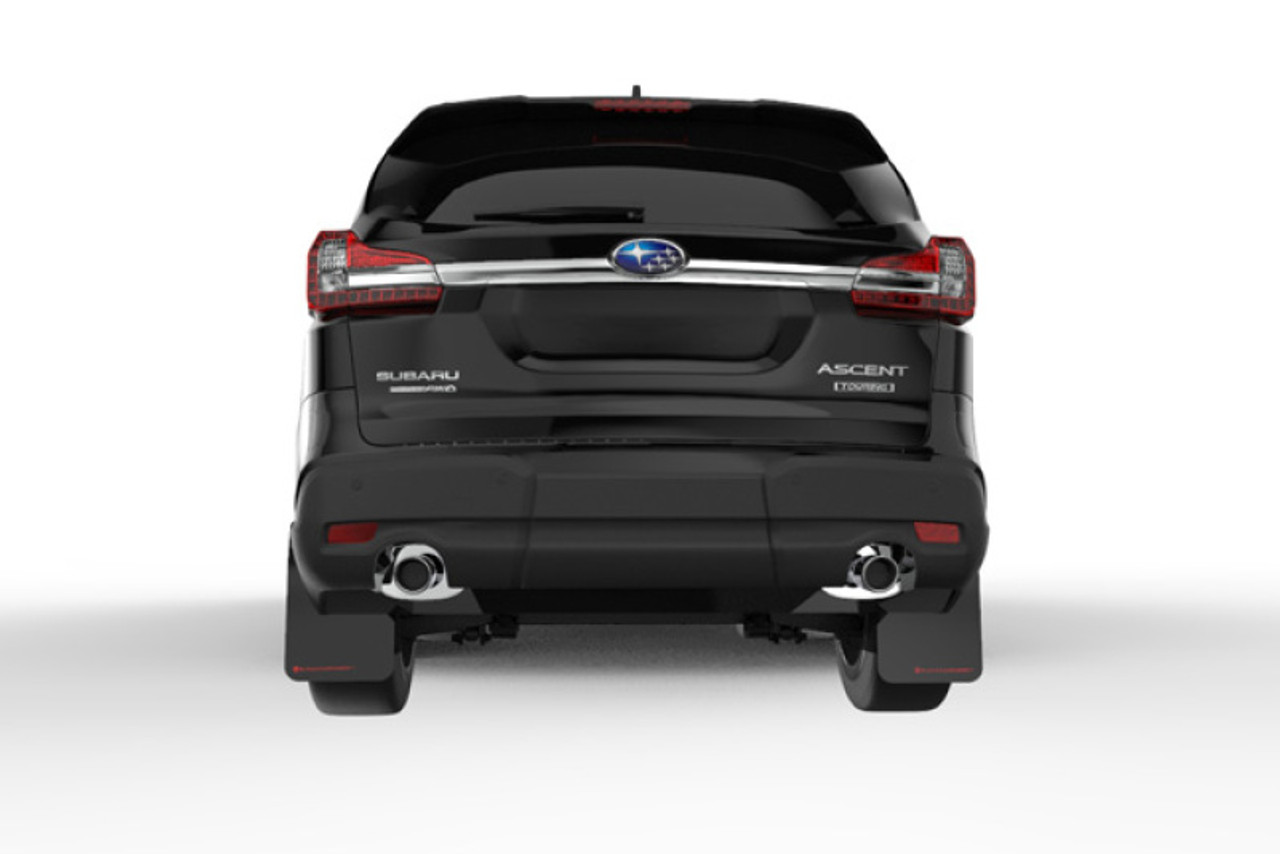 Rally Armor 18-25 Subaru Ascent Red UR Mud Flap w/Black Logo - MF49-UR-RD/BLK