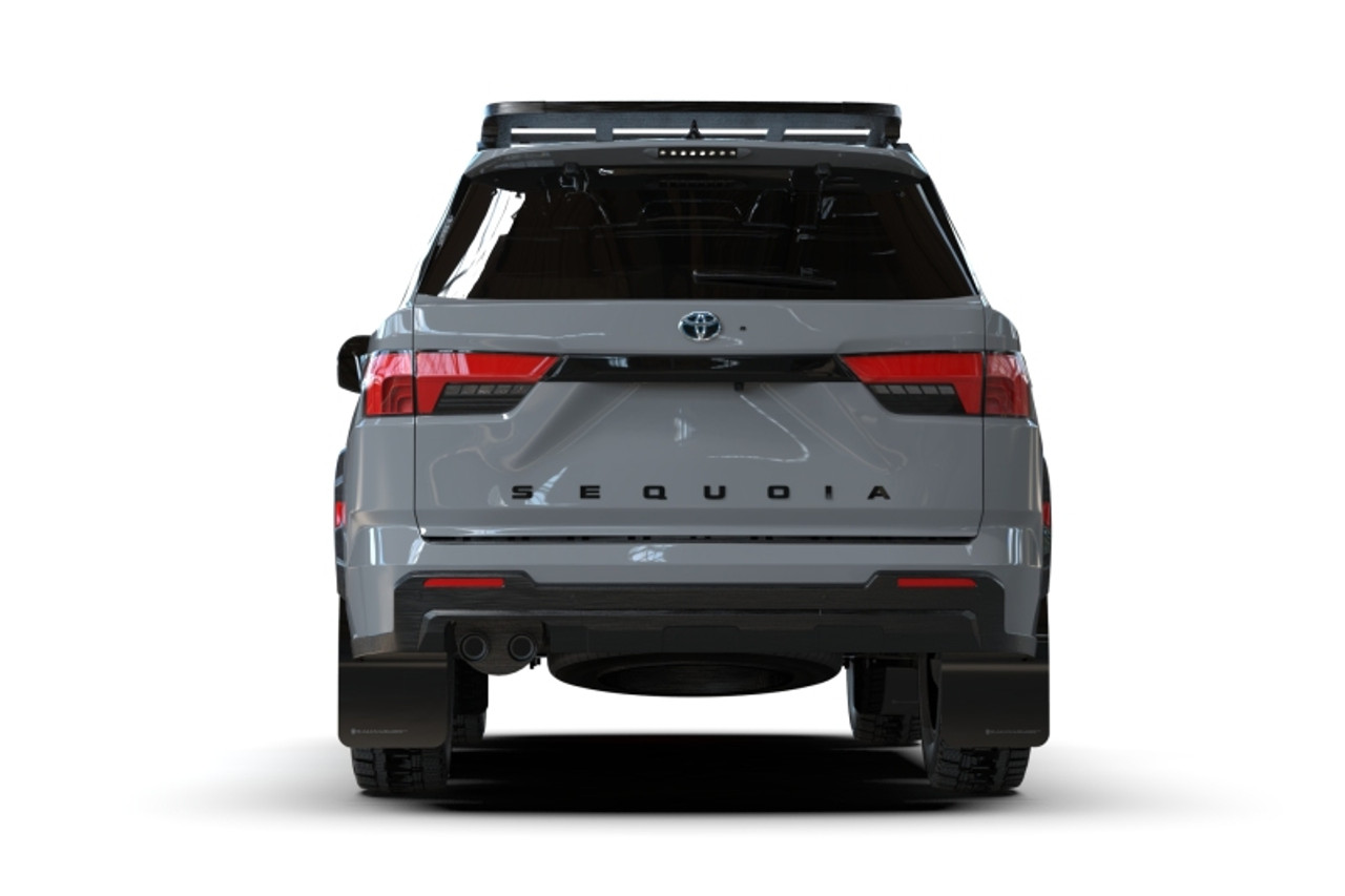 Rally Armor 23-25 Toyota Sequoia Black UR Mud Flap Grey Logo - MF88-UR-BLK-GRY