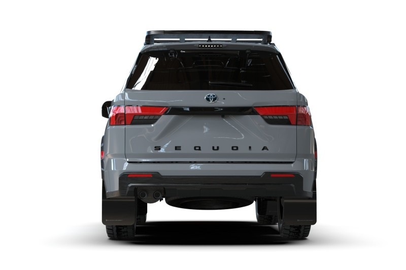 Rally Armor 23-25 Toyota Sequoia Black UR Mud Flap w/ Metallic Black Logo - MF88-UR-BLK-MBK