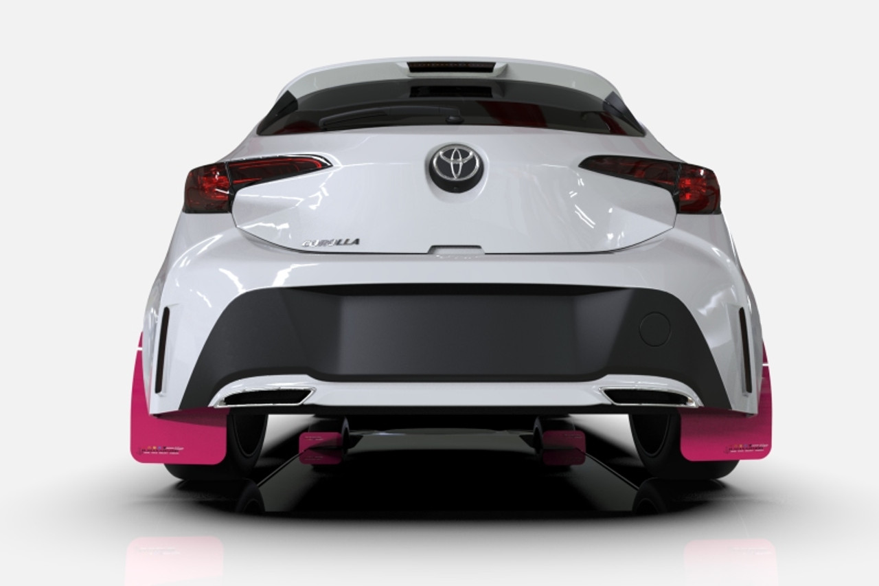 Rally Armor 22-25 Subaru WRX Pink Mud Flap BCE Logo - MF92-BCE22-PK/BLK