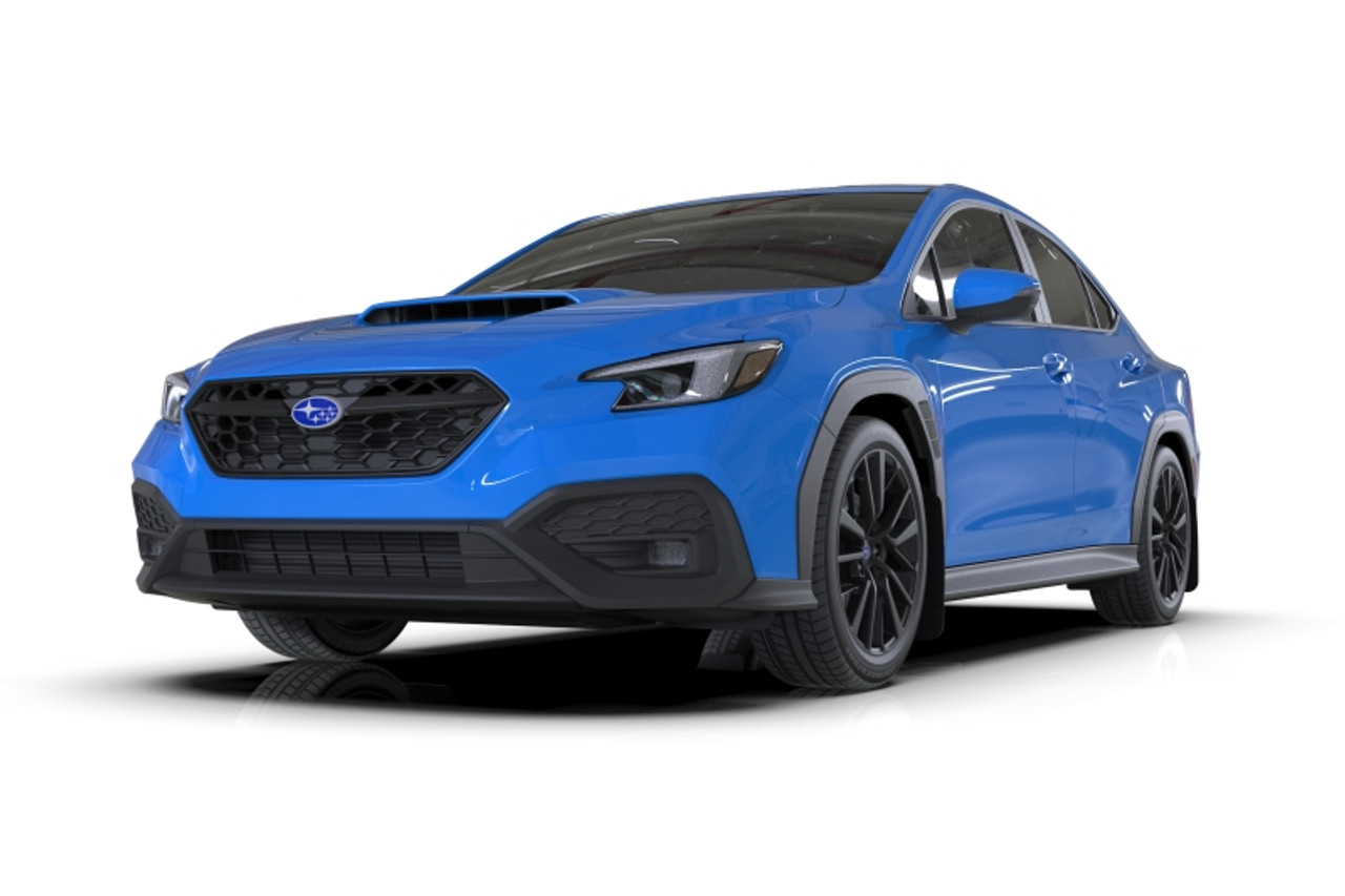 Rally Armor 22-25 Subaru WRX Black UR Mud Flap - Metallic Black Logo - MF92-UR-BLK/MBK