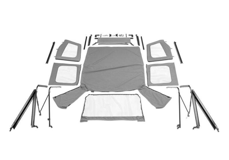 Rampage 1976-1983 Jeep CJ5 Complete Top - Grey Denim - 68211