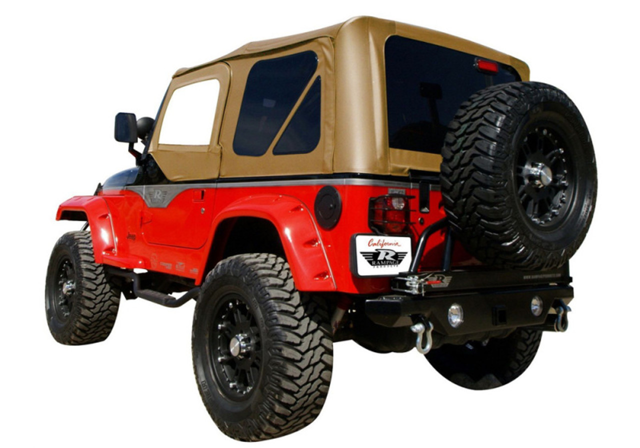 Rampage 1997-2006 Jeep Wrangler(TJ) OEM Replacement Top - Spice Denim - 912917