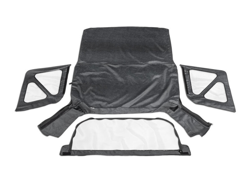 Rampage 1995-1998 Geo Tracker Soft Top OEM Replacement - Black Denim - 98815