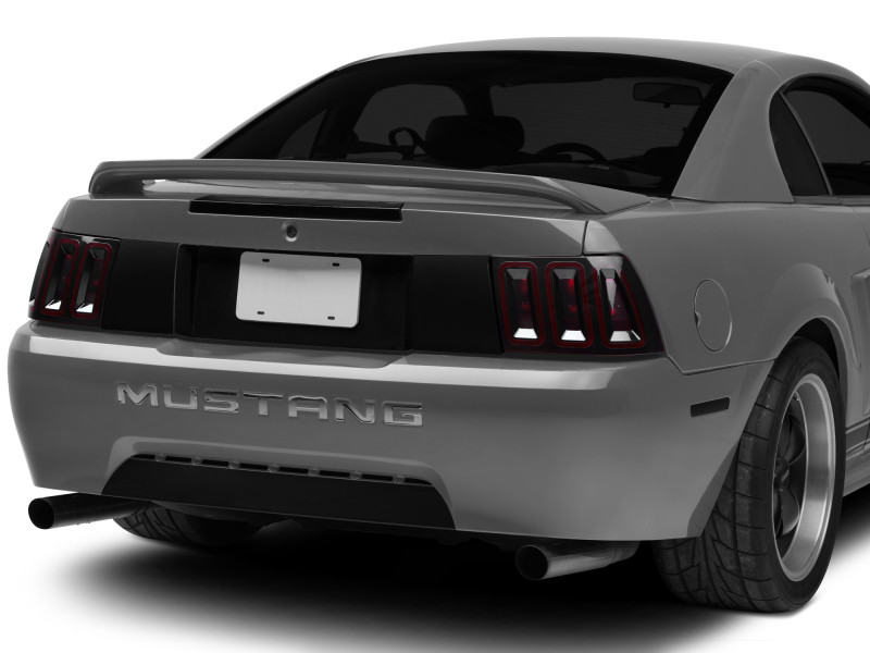 Raxiom 99-04 Ford Mustang Excluding 99-01 Cobra Icon LED Tail Lights- Black Housing (Smoked Lens) - 100807
