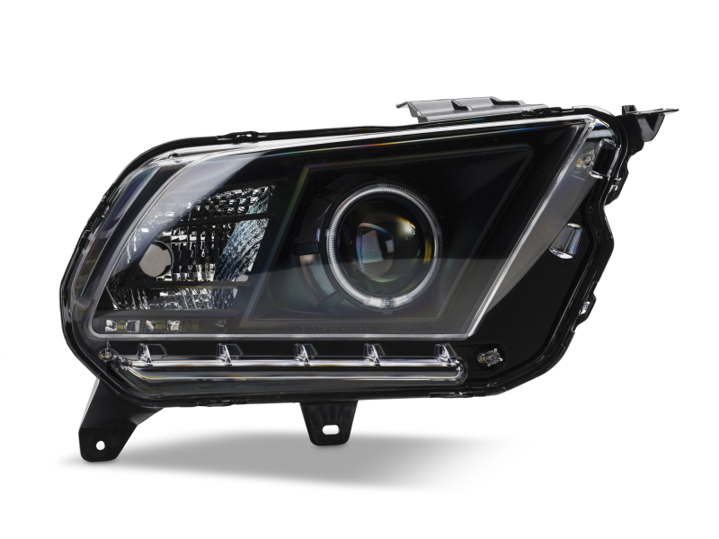 Raxiom 10-12 Ford Mustang w/ Headlights CCFL Halo Projector Headlights- Black Housing (Clear Lens) - 101685