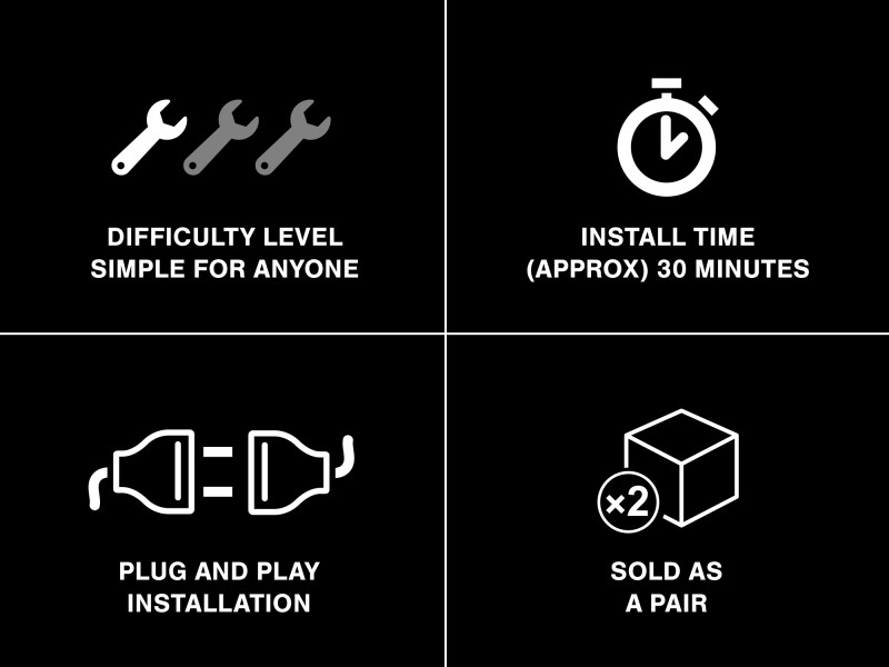 Raxiom 15-22 Ford Mustang Halo LED Tail Lights - Gloss Black Housing (Smoked Lens) - 393827