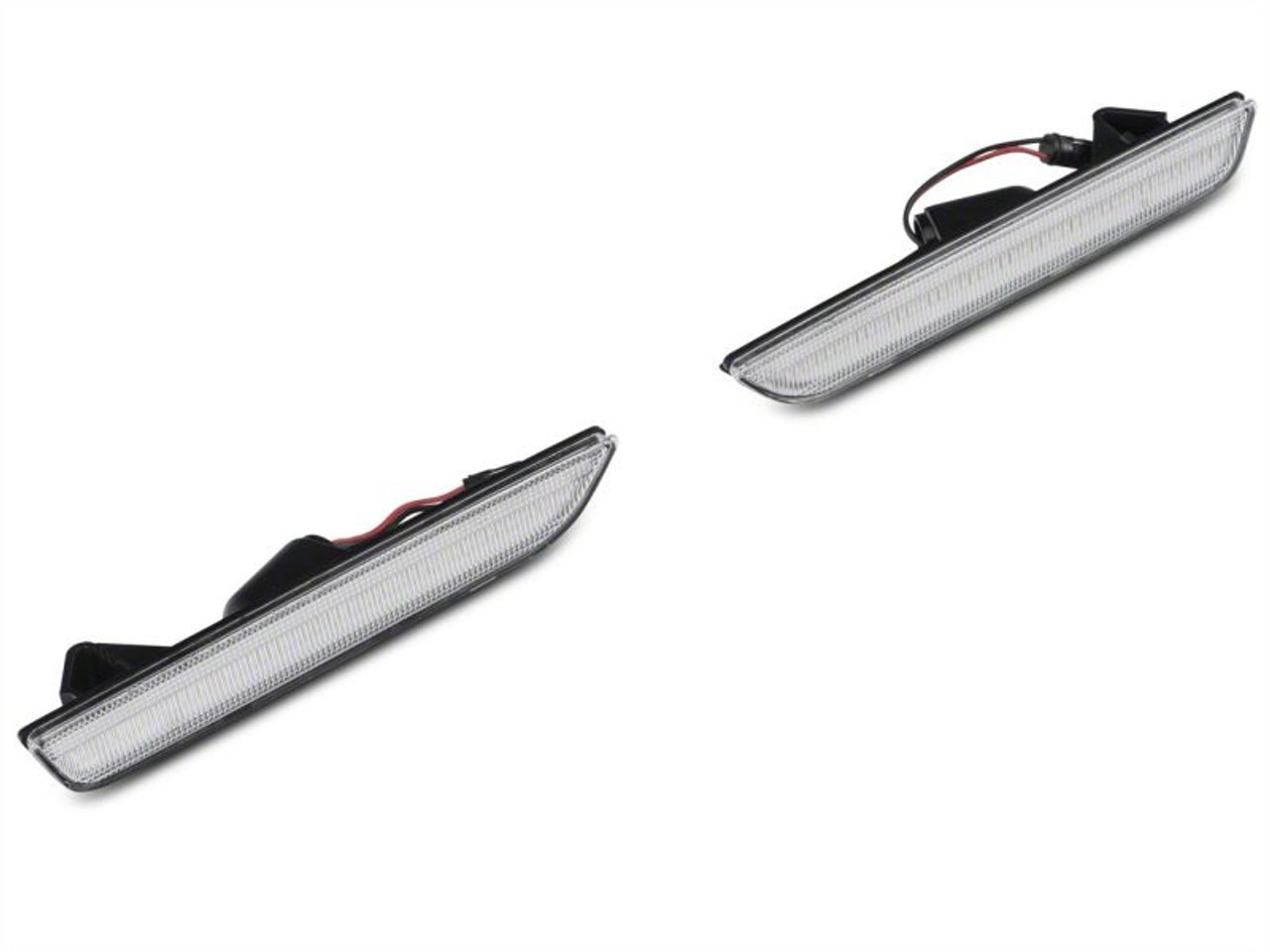 Raxiom10-14 Ford Mustang Axial Series LED Side and Quarter Marker Lights- Clear - 398335