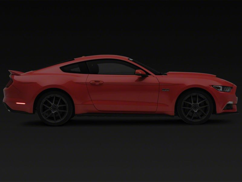 Raxiom 15-23 Ford Mustang Axial Series LED Side Marker Lights Rear- Red - 404232