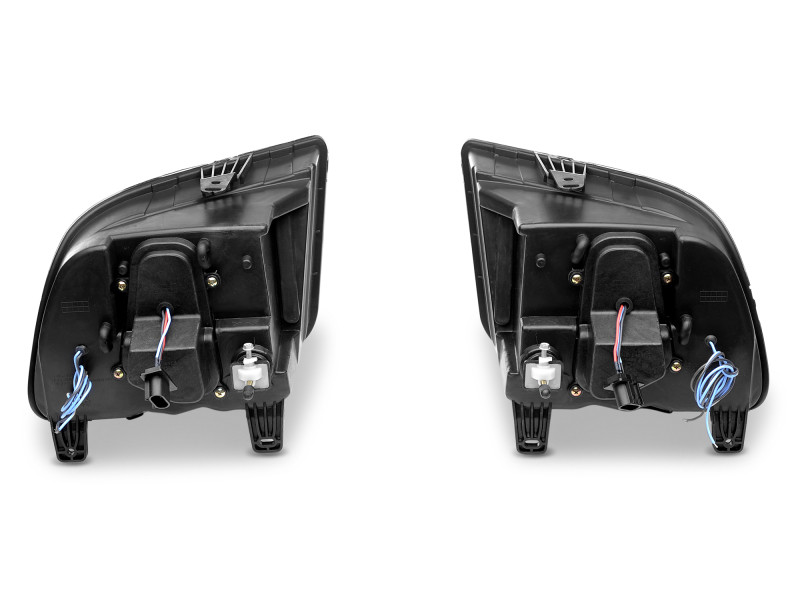 Raxiom 05-09 Ford Mustang w/ Halogen LED Halo Prjctr Headlights-Blk Hsng(Smoked Lens Exclude GT500) - 49128