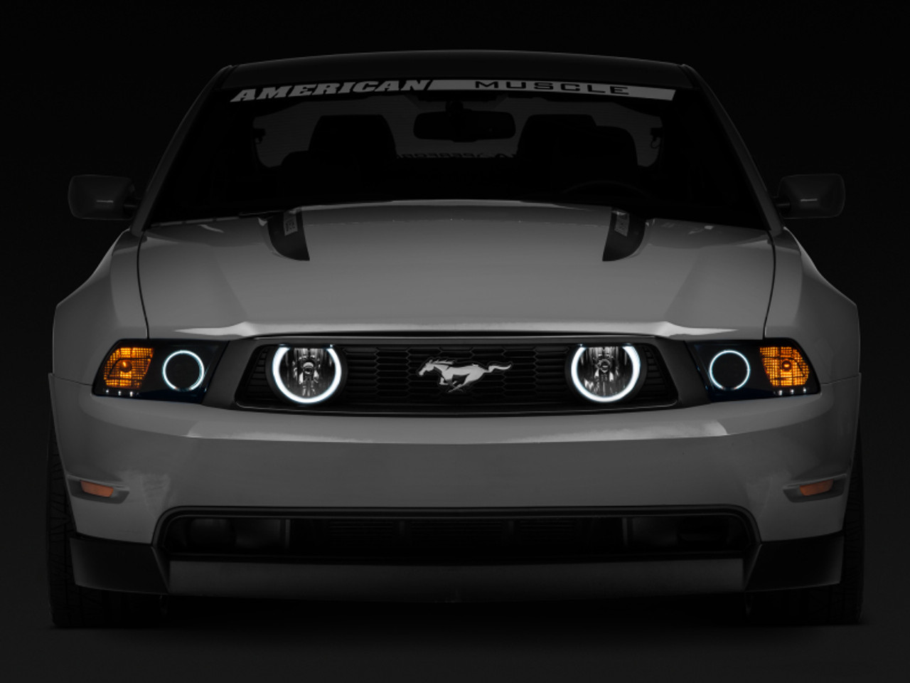 Raxiom 05-12 Ford Mustang GT LED Halo Fog Lights (Chrome) - 49133